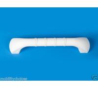 Gordon Ellis White Prima Grab Bars - Straight 12"