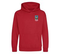Gordon McQueen World Cup Sticker Kids Hoodie - Red / 5-6 years