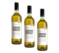 Gordon Ramsay Wines Pinot Grigio, DOC Delle Venezie, 75cl, 11percent ABV, 2023, Optimal for Gifting and Celebrations by Blue Tree Gifts (Pack of 3)