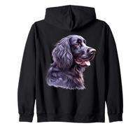 Gordon Setter Dog Zip Hoodie