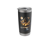 Gordon Setter Howling to The Moon Stainless Steel Insulated Tumbler