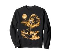 Gordon Setter Howling To The Moon Sweatshirt
