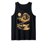 Gordon Setter Howling to The Moon Tank Top