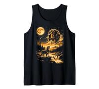 Gordon Setter Howling to The Moon Tank Top