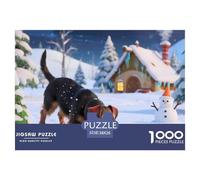 Gordon Setter1000 Piece Jigsaw Puzzle for Adultspet Dog Premium Box, Extra Fun, Challenging Puzzles, for Women, Gifts for Men, Scenic38x26cm/1000pcs