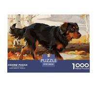 Gordon SetterPuzzles 1000 Piecespet Dog Premium Box, Extra Fun, Challenging Puzzles, for Women/Men, Adult Jigsaw Game38x26cm/1000pcs