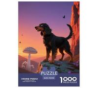 Gordon SetterPuzzles 1000 Piecespet Dog Scene Challenging Paper Puzzle, Family Activity, Gift for Women/Men, Scenic Puzzle70x50cm/1000pcs