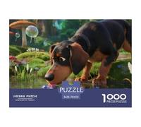 Gordon SetterPuzzles 1000 Piecespet Dog Scene Challenging Paper Puzzle, Family Activity, Gift for Women/Men, Scenic Puzzle70x50cm/1000pcs