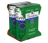 Gordon's Alcohol Free & Tonic 4 X 250ml