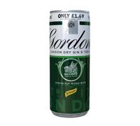Gordon's London Dry Gin & Tonic RTD PM 250ml