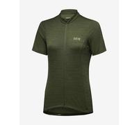 Gore Wear C3 Short Sleeve Jersey Dark Olive Green Women - XS