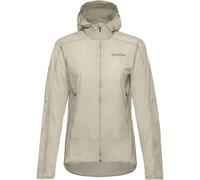 GORE WEAR FERNFLOW Hooded Windbreaker Womens, Tech Beige, S