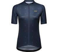 GORE WEAR Ladies' Daily Short-Sleeve Cycling Jersey 38, Navy Blue/White