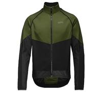GORE WEAR Men's Cycling Jacket Phantom, GORE-TEX INFINIUM, Utility Green/Black, M