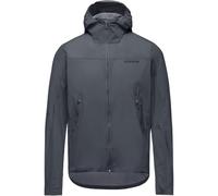 GORE WEAR Mens Fernflow Hooded Windbreaker Jacket, Lab Graphite, L EU