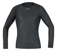 GORE WEAR Mens M Windstopper Base Layer Long Sleeve Shirt, Black, L EU