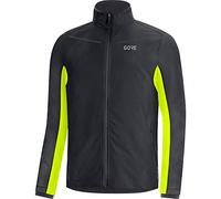 GORE WEAR Men's R3 Infinium Partial Jackets, Black/neon Yellow, S