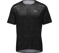 GORE WEAR Men's Short-Sleeved Running Shirt Contest Daily, Black, L
