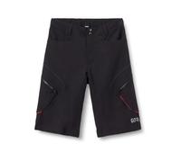 GORE WEAR Men's Shorts, C3, Trail Shorts, Black/Red, M