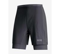 Gore Wear R5 2in1 Shorts Dark Grey - XXL
