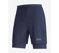 GORE WEAR Mens R5 2in1 Shorts, Orbit Blue, XL EU