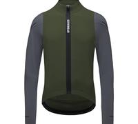 GORE WEAR Spinshift Thermo Long Sleeve Jersey Mens, Utility Green/Lab Graphite, M