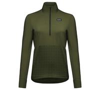GORE WEAR TrailKPR Hybrid 1/2-Zip Womens, Utility Green, 36