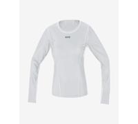 GOREWEAR M Women GORE® WINDSTOPPER® Base Layer Thermo Long Sleeve Shirt, Light Grey/White, 36