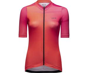 GORE WEAR Women's Ardent Cycling Jersey, 34, Fire-Red/Pink