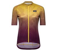 GORE WEAR Women's Breathable Cycling Jersey, Rain Camo, Fast Moisture Wicking, With Pockets, Short Sleeve Cycling Shirt, Uniform Sand, 36