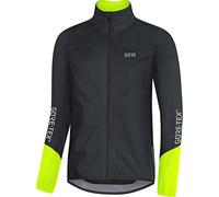 GORE WEAR Womens C5 Gore-tex Active Jacket, Black/neon Yellow, XL EU