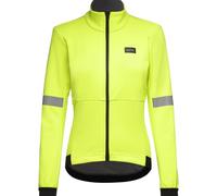 GORE WEAR Women's Cycling Jacket Tempest, GORE-TEX INFINIUM, Neon Yellow, 42
