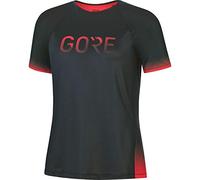 GORE WEAR Women's Devotion Shirt, GORE Selected Fabrics, L/40, Black/Hibiscus Pink