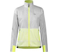 GOREWEAR Drive Jacket Womens, White/Neon Yellow, 40