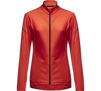 GORE WEAR Women's Thermo Long Sleeve Zip Shirt, Multifunctional, GORE Selected Fabrics, 36, Fireball