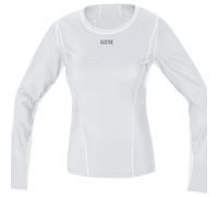 GORE WEAR Womens Windstopper Base Layer L/S Shirt, Light Grey/White, 36 EU