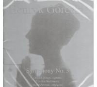 GORECKI SYMPHONY No 3 Audio CD