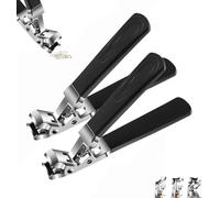 Goredny Orthoclip Nail Clippers, Fixhoo Ortho Clip, Solymody Orthoclip, Splash-Proof, 180° Wide Jaw Opening Toe Nail Clippers with Safety Lock for Thick Nails for Elderly Seniors Long Handle (2C)