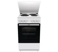 Gorenje GE5A23WH Free-Standing Cooker, 74 Litres, PerfectGrill, Pizza Mode 300°C, AquaClean, Made in Europe, White