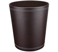 GORESE Office Trash Can - Trash Can Wastebasket,Garbage Container Bin for Storing and Holding Waste in Bathroom, Kitchen, Home Office, Craft Room(Brown)