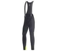GOREWEAR C3 Thermo Bib Tights+, Black/Neon Yellow, S
