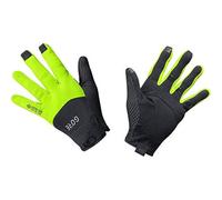 GOREWEAR C5 WINDSTOPPER Gloves, Black / Neon Yellow, 7