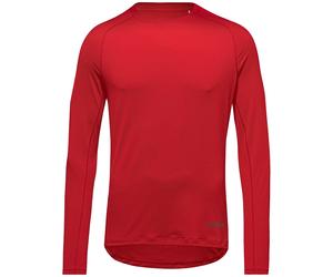 GOREWEAR Everyday Long Sleeve Tee Mens, Lab Red