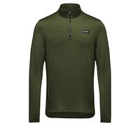 GOREWEAR Everyday Thermo 1/4-Zip Mens, Utility Green, M