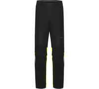 GOREWEAR Glidewheel Gore-TEX Pants Mens, Black/Neon Yellow, XXL
