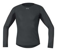 GOREWEAR M GORE® WINDSTOPPER® Base Layer Thermo Long Sleeve Shirt, Black, M