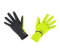 GOREWEAR M GORE-TEX INFINIUM™ Stretch Gloves, Neon Yellow/Black, 7