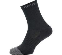 GOREWEAR M Thermo Mid Socks, Black/Graphite Grey, 44-46
