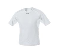 GOREWEAR M WINDSTOPPER Base Layer Shirt Mens, Light Grey / White, L