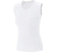 GOREWEAR M Women Base Layer Sleeveless Shirt, White, S